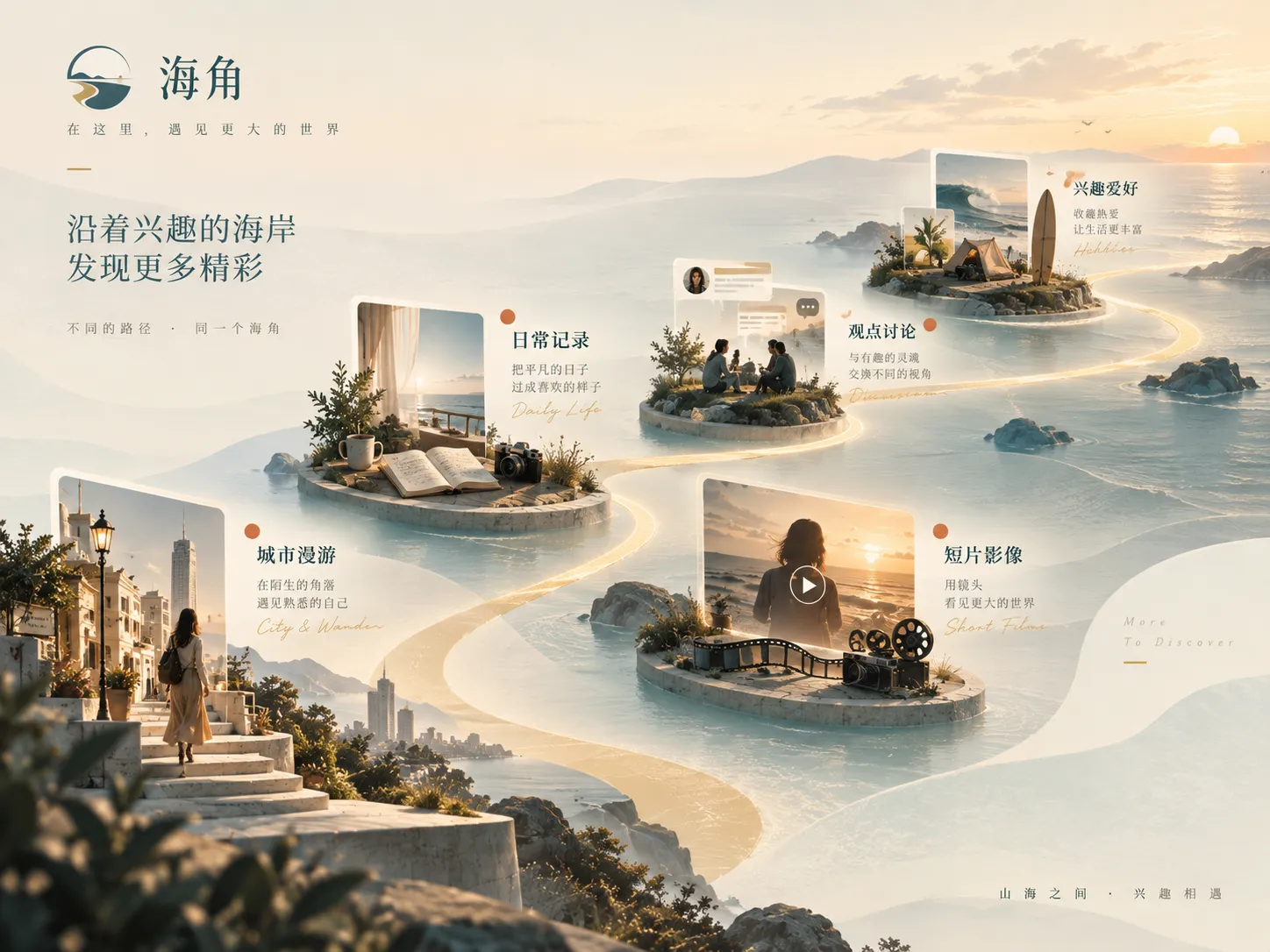 用于短视频创作主题的视觉内容